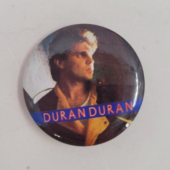 Vintage Duran Duran 80s Band Pins Set of 3 Wild Boys Special Edition Retro Style - Picture 4 of 7